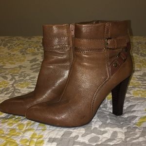 Nine West brown booties